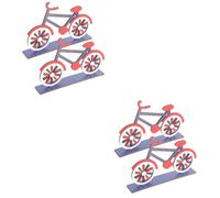 Cabilock 2 Series Listado del Día De La Independencia Decoraciones del Día De La Independencia Decoraciones para El Hogar Decoración Bicicleta Fiesta Patria Estanterías De Madera 2 Piezas*2
