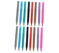 Cabilock 2 series Marcadores Para Artistas Marcadores Lavables Copas Vino Álbum De Recortes Cristalería Brillo Rotuladores De Contorno Marcadores Brillantes Grafiti Brillante 8 piezas*2