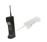 Cabilock 2 Teléfonos Celulares Falsos de Hierro Estilo Retro Vintage, Adorno Estético para Sala de Estudio, Adorno Decorativo Ahorrador de Espacio 2 Piezas