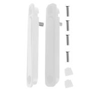 Cabilock 2 Tiradores Invisibles Diseño Oculto y Seguro, Aptos para Ranuras de 25-30mm y 141-148mm para Ventanas Corredizas de Aleación de Zinc para Dormitorios