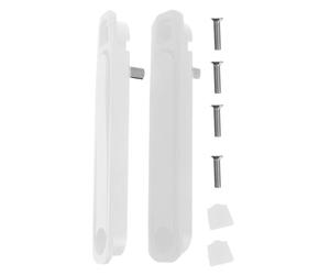 Cabilock 2 Tiradores Invisibles Diseño Oculto y Seguro, Aptos para Ranuras de 25-30mm y 141-148mm para Ventanas Corredizas de Aleación de Zinc para Dormitorios