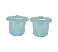Cabilock 2 Uds Asiento De Inodoro Escupidera Para Ancianos Inodoro Portátil Contenedor De Viaje Taza De Entrenamiento Para Orinar Orinal Para Niños Botella De Urinario Ollas De Orina