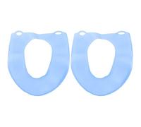 Cabilock 2 Uds. Inodoro Universal Almohadilla de Plástico para Inodoro Cubierta de Inodoro Lavable Cubierta de Inodoro Impermeable para El Hogar