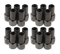 Cabilock 20 Conectores Coaxiales Rg6 Compresión, Adaptadores Coaxiales Tipo F para Antena Hdtv 4k, Conector de Cable de Níquel Resistente Intemperie para Internet de Banda