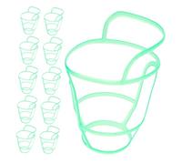 Cabilock 20 Pcs Cubiertas de Rejilla para Botellas de Soporte de Plástico para Goteo de Salina Cubiertas Colgantes para Hospital Rejilla para Botellas de