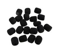 Cabilock 20 Piezas Algodón Anti-spray para Micrófonos de Solapa Fundas Protectoras de Esponja Accesorios para Micrófonos Cubierta Protectora Estudio