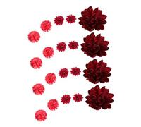 Cabilock 20 Piezas Hanfu Flower Hairpins Handmade Artificial Floral Hair Clips For Traditional Chinese Costume Vintage Style Hair Accessories For Festivals And Parties