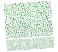 Cabilock 20 Piezas Papel de Regalo para Festivales Irlandeses Día de San Papel Envoltorio para Fiestas Primavera