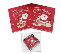 Cabilock 20 Piezas Servilletas De Fiesta De Navidad Toalla De Papel Con Letras Navideñas Servilleta De Año Servilletas De Cena Navideña Papel Baño Desechable Fiesta De Cena Cóctel
