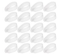 Cabilock 20 plantillas protectoras de pegamento Fusion - Espaciadores de 30 orificios para extensiones de cabello - Herramienta de extensión de queratina para tejido rápido y peinado con pegamento