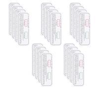 Cabilock 20 Tarjetas de Prueba UV Uva y Uvc 2.5x7 Cm de Pvc para Detección Precisa de Luz Ultravioleta, Pequeñas Tiras Reactivas Uvc para Uso Profesional E Industrial