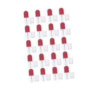 Cabilock 20 Tubos Rellenables para Gloss de Labios de 4,5 Ml en Plástico Portátil Diseño Antifugas para Amigas y Principiantes en Belleza