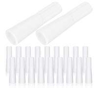 Cabilock 20 Unidades Agarre de Varita Ciega Blanco para Cortinas Verticales, Mango de Pom Ligero y Fácil de Instalar, Accesorio para Persianas Reemplazable Hogar