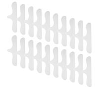 Cabilock 20 Unidades Almohadillas Sujetador Desechables Transpirables de Viscosa para Lactancia y Postparto, Absorbentes Instantáneas, Color Blanco, Ideales para Bodas y Viajes