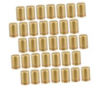 Cabilock 200 Piezas Película De Sellado De Calor Tapas Retráctiles De Vino Fundas Para Botellas Retráctiles Envoltura Retráctil De Vino Botellas Dorado El Plastico