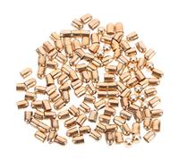 Cabilock 250 Unidades de Remates de Borla de Metal de 4 MM Terminales Engarzados para Manualidades Accesorios para Pendientes y Decoración Creativa