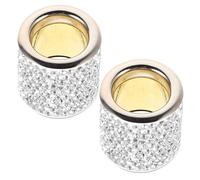 Cabilock 2piezas Anillo Decoración Reposacabezas Coche Gemas De Imitación Accesorios Brillantes Para Asiento Vehículo