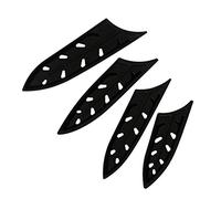 Cabilock 2piezas Cubierta Protectora Creativa Para Cerámicos De Fundas De Plástico Negro Compatibles Protección Antideslizante y Diseño Único Para Almacenamiento Seguro Cocina