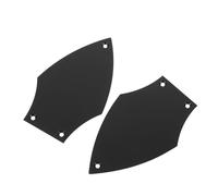 Cabilock 2piezas Cubiertas Triangulares para Guitarra Placa Posterior para Mástil de Accesorios para Cubierta de Clavijero de Metal Fácil Instalación para Protectores de Almas Escenarios
