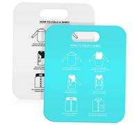 Cabilock 2Piezas Doblador de Ropa Tabla para Camisetas y Ropa Espacio de Almacenamiento Profesional y Práctico para Adultos y Color