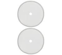 Cabilock 2piezas Filtros De Acero Inoxidable Para Cafetera Y Té Malla Fina Reutilizable Accesorios Para Infusión De Café Y Té