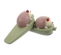 Cabilock 2piezas Topes de Puerta Creativos Forma de Animal Topes de Puerta Bonitos de PVC para Interiores Protectores de Pared Anticolisión para Alfombras Dura y Azulejos el Pasillo