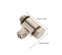 Cabilock 2piezas Tornillos Para Cambiador De Neumáticos Unidades Conector De Tubo De Aire Accesorios Para Máquinas De Neumáticos Compatible Con Diversas Desmontadoras De Taller o Garaje