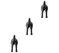 Cabilock 3 Ganchos Decorativos De Pared Adhesivos De Plástico Con Forma De Animal Para Cocina Y Vestidor.