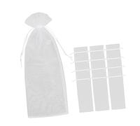 Cabilock 3 Juegos 3 Juegos De Bolsas De Organza para Botellas De Vino Bolsas Transparentes para Botellas De Vino para Botellas De Vino Bolsas De Vino para Viajes 12 Uds * 3