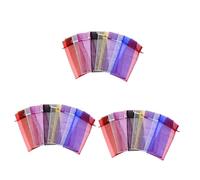 Cabilock 3 Juegos 3 Juegos De Bolsas De Vino con Cordón Bolsa para Botella De Vino con Cordón para Botella De s De Organza para as De De Gasa para 15 Uds * 3