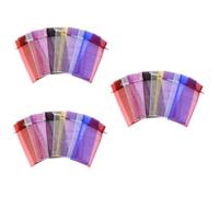 Cabilock 3 Juegos Bolsas De Botellas De Vino Tinto Embalaje De Favores De La Boda Suministros para La Fiesta del Té Bolsas De Vino De Organza De Colores Mezclados De 10 Uds * 3