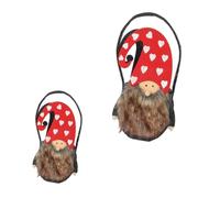 Cabilock 3 Juegos Cesta De Fieltro Para Guardar Cosas Bolsa De Lino Para Navidad Bolsas Pequeñas Para Navidad Dulces Adornos Navideños Medias Navideñas Grandes Bolsa De Tela 2 piezas * 3