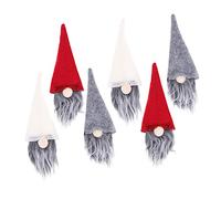 Cabilock 3 Juegos Juego De Gorros Navideños para Botellas De Vino Tapones para Botellas De Vino Bolsas para Bebidas Alcohólicas Tapón para De Espumoso Aireador 6 Piezas * 3