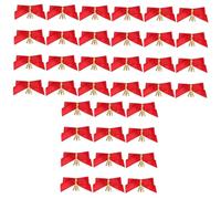 Cabilock 3 Juegos Lazo De Navidad Puerta Cinta De Organza Arcos De Navidad Cajas Arco De Bola De Navidad Arco para Arco Gigante para Lazos De Navidad Rojo Aleación Uds * 3