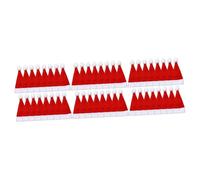 Cabilock 3 Juegos Mini Sombrero De Papá Noel Christmas Tree Decorations Santa Hat Divertidos Sombreros De Navidad Suministros De Fiesta De Navidad Wine Bottle Decoration Paño 25 Piezas * 3
