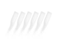 Cabilock 3 Pares Cejas de Felpa White para Disfraces Navideños, Autoadhesivas, Fáciles de Aplicar y Recortar, Ideales para Teatro y Mascaradas