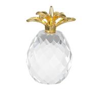 Cabilock 3 Piezas Adornos Estatua de Fruta Coleccionable Escultura de Arte en Vidrio decoración Planta Ornamento estatuilla de piña Artificial piña Decorativa Familiar Decoraciones florero