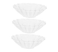 Cabilock 3 Piezas De Copas Antigoteo para Velas Atrapagotas Atrapaceras Decorativas Anillos De Cera Cubiertas De Vidrio para Velas Protector De Goteo Protector Decorativo De Vidrio