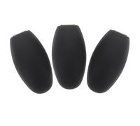 Cabilock 3 Piezas de Reposapulgares para Saxofón Alto, Accesorios para Instrumentos de Viento de Madera, Almohadillas de Palma Negras, Soporte Cómodo para Dedos, Reducción de Fatiga