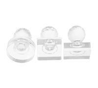 Cabilock 3 Piezas Estampador Cosmético de Sombras de Ojos y Resaltadores en Plástico Formas Redonda, Rectangular y Cuadrada para Viajes y Alta e Trabajo