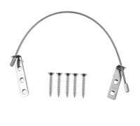 Cabilock 3 piezas Restrictor de Ventana de Seguridad para Cerraduras Inoxidable Protección de Puertas y Ventanas Cable de Seguridad para Hogar