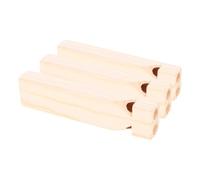 Cabilock 3 Piezas Silbato de Madera para Silbatos de Tren Juguete Musical Diy Pintado Instrumento Orff para Fiestas Infantiles para Fomentar la Creatividad Grupo