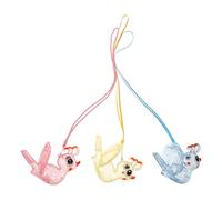 Cabilock 3 piezas Silbatos de Pájaro Acuático para Juguetes Musicales Portátiles con Sonido de Pavo Real Interactivo Resistentes y Duraderos para Aire