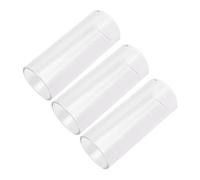 Cabilock 3 piezas Slide de Vidrio para Guitarra Medium Bottleneck Deslizadores de para Guitarra Eléctrica y Acústica Accesorios Duraderos y Tratados Térmicamente para Músicos