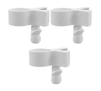 Cabilock 3 pinzas grandes para micrófono: abrazaderas para montaje en escritorio - Accesorios para estudio de transmisión con rosca de 5/8" a 3/8"