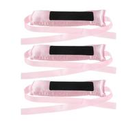 Cabilock 3 Rulos Cabello sin Calor, Varillas Grandes Cintas, Pack de 3 Unidades, Color Rosa, para Cabello Largo, Rizador Seguro para Uso en Casa y Viajes al Aire Libre
