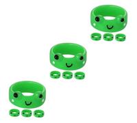 Cabilock 3 Series Anillo De Dedo De Rana De Resina Para Anillos Adorables De Animales De Dibujos Animados Color Verde Joyas Kawaii Para Fiesta Y Uso Diario 4 Piezas X 3