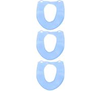 Cabilock 3 Uds Antideslizante Universal Prueba Inodoro Acolchado Maternidad Silicona Hogar Cojín Accesorios Cómodo Xcm Fibras Lavables Plegable Mamá Cubre Revestimientos Almohadilla