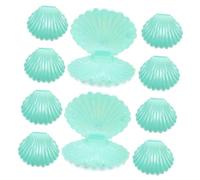 Cabilock 30 Cajas De Con Forma De Concha De Mar De Material Grueso Seguras Contra El Polvo Para Exhibiciones Decorativas De Dulces Para Fiestas De Bodas