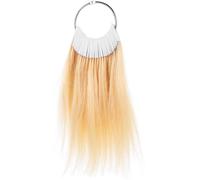 Cabilock 30 piezas Anillos Muestras Color Cabello Natural para Pruebas y Técnicas de Tinte y Decoloración Hebras Reales para Experimentar con Colores y Estilos de Cabello